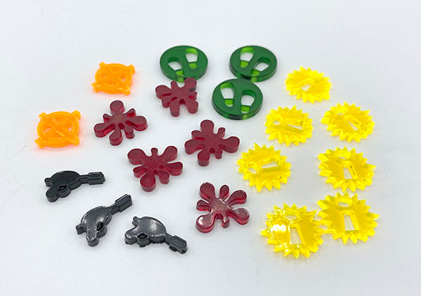 Status Markers - Choose your AMMO (Black) - Blaster Guns, Bullets or Arrows