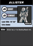 Resin 28mm Miniature - SciFi - Allister